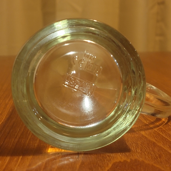Vintage Bischoff Fine Beer Specialty Tall Glass with Handle